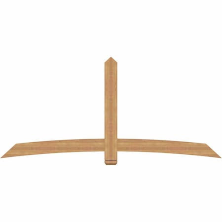 Ekena Millwork Bellingham Timber Gable Bracket, Western Red Cedar, 96"W x 44"H x 1 1/2"D x 5 1/2"F, 11/12 Pitch GBW096X44X0206BEL00SWR